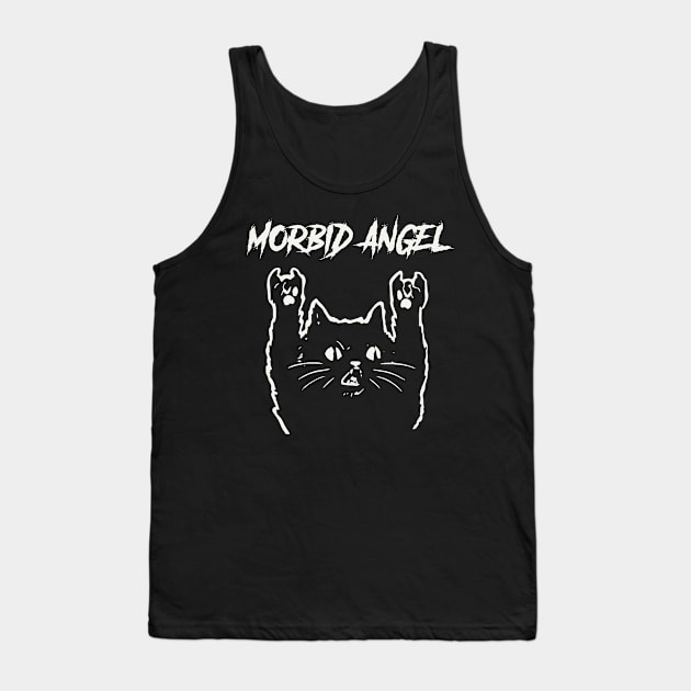 morbid angel metal cat Tank Top by bubur ayam